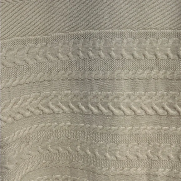 White House Black Market Cream Textured Cardigan - Picture 6 of 9